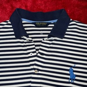 Polo Golf Ralph Lauren Striped Mens Shirt XL